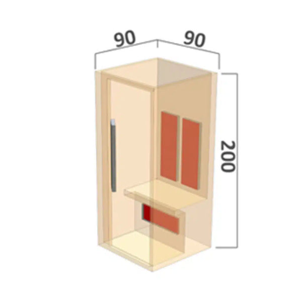 Infraroodsauna Nilo 1-persoons